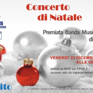  Concerto di Natale della Premiata Banda Musicale di Zogno c/o ex-MVB il 23 Dicembre