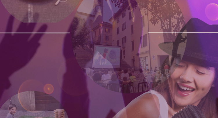 Estate-Eventi a Zogno, in piazza Garibaldi , cinema all'aperto e animazione - estate 2025