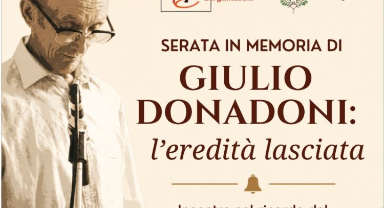 Serata in memoria di Giulio Donadoni: l’eredità lasciata