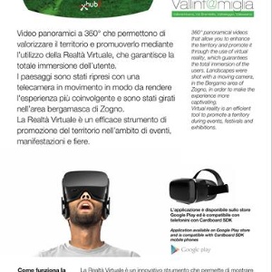 REALTÀ VIRTUALE - Promozione del Territorio Video panoramici a 360° APP