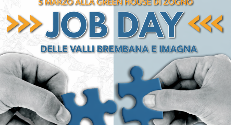 Job Day delle Valli Brembana e Imagna il 5 marzo alla Green House di Zogno