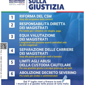 REFERENDUM SULLA GIUSTIZIA