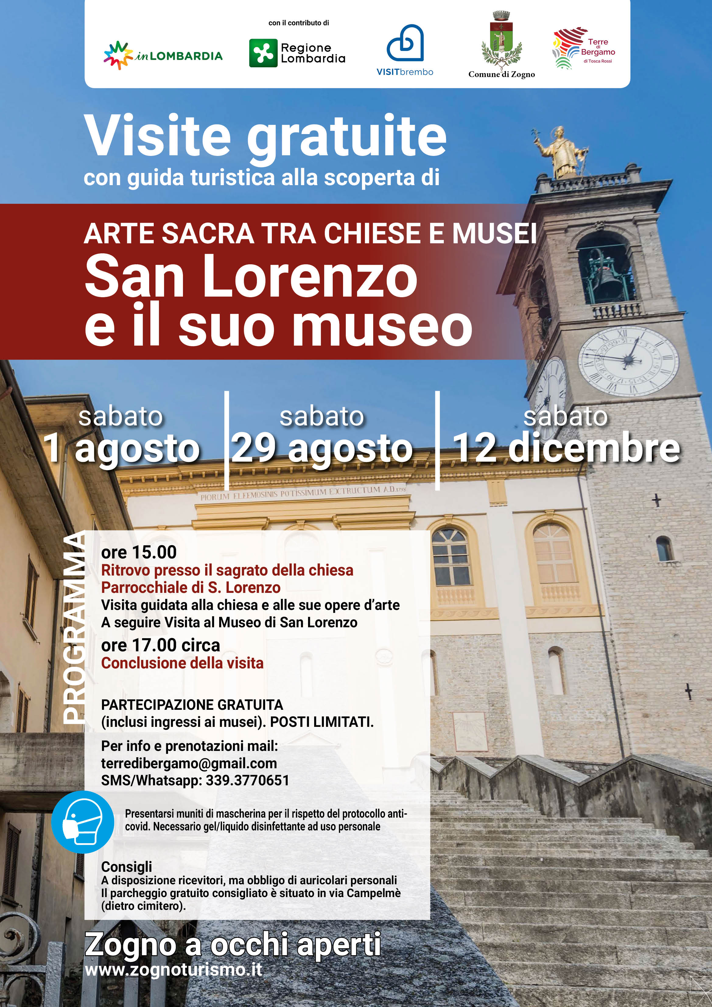 visite guidate 2020 Tosca